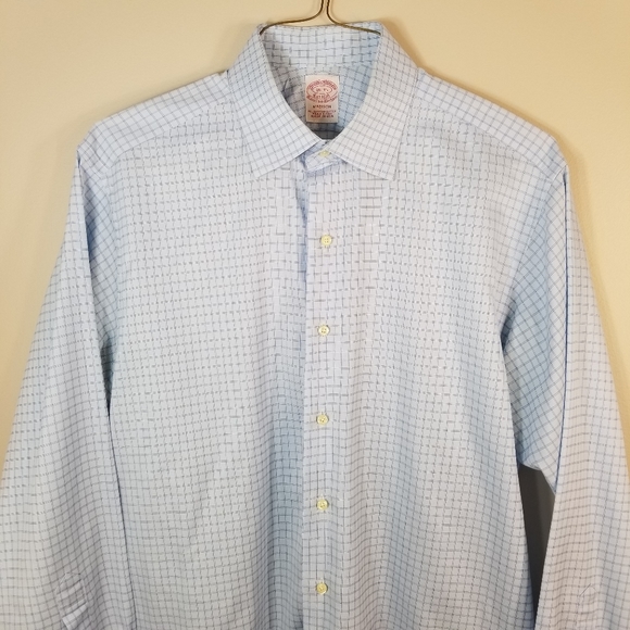 Brooks Brothers Madison Check Dress Shirt 16-35 - Picture 11 of 16